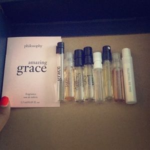 Fragrance sample set.